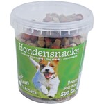 Boony hondensnacks Boony semi moist mini heart mix, emmer a 500 gram.