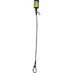 Boon Boon Dog fashion vastleglijn gecoat staaldraad zwart, 70 cm.