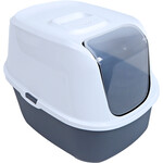 Moderna Moderna kattentoilet Just Eazy plastic, recycle grijs/wit.