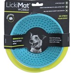 Licki Mat Licki Mat hond likmat Wobble turquoise, 17x8 cm.