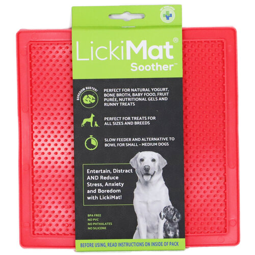 Licki Mat Licki Mat hond likmat Soother roze, 20 cm.