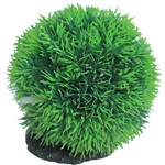 Boon Boon Aqua Deco ornament bubbel Green Moss plant hele bol met uitstromer, 14 cm.
