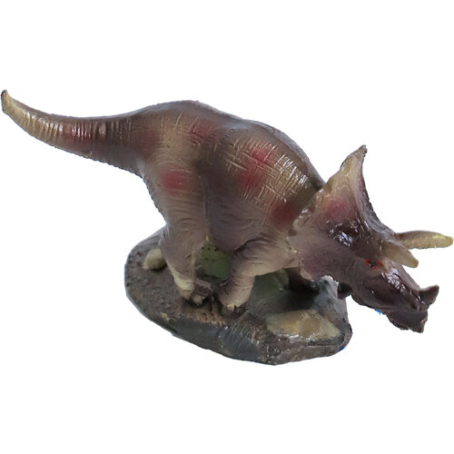 Boon Boon Aqua Deco ornament polyresin dinosaurus triceratops, 10 cm.
