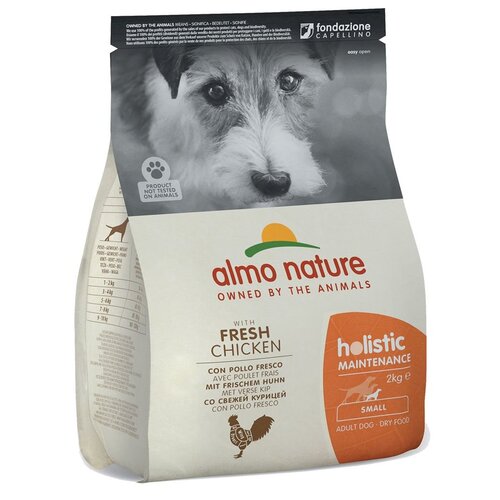 Almo Nature AN Holistic Dog S Kip & Rijst 2 kg.