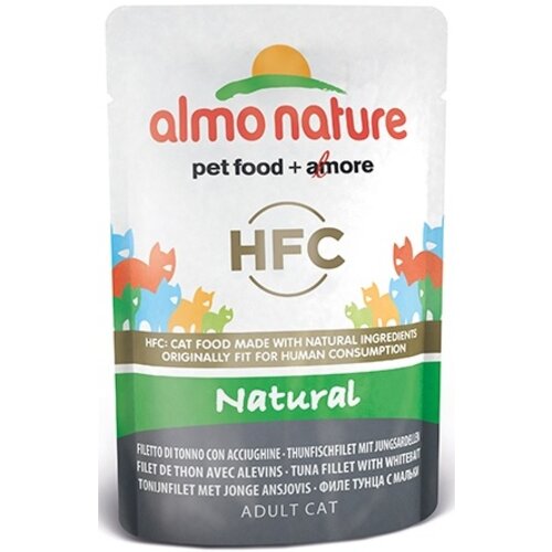 Almo Nature AN Tonijn en Jonge Sardinen 55 gr.