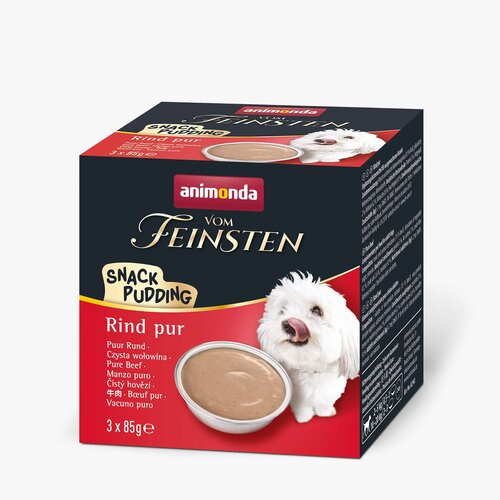 Vom Feinsten Feinsten Dog Snack Pudding Rund 3x85 gr.