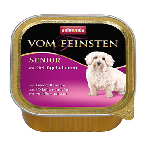 Vom Feinsten Feinsten Dog Senior Gevogelte+Lam 150 gr.