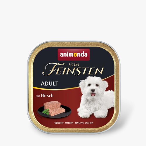 Vom Feinsten Feinsten Dog Adult met Hert 150 gr.