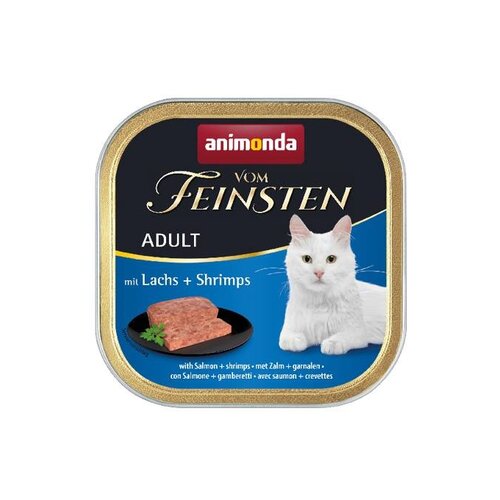 Vom Feinsten Feinsten Cat Adult Zalm+Garn. 100 gr.