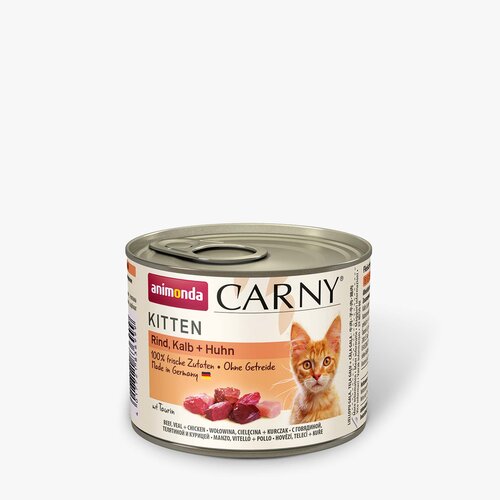 Carny Carny Kitten Kalf/Kip/Kalkoen 200 gr.