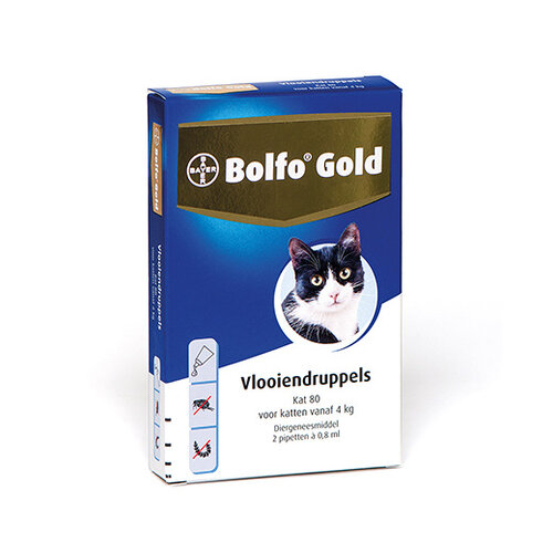 Bolfo Bolfo Gold Kat 80 > 2 Pipet 2 pip. > 4 kg