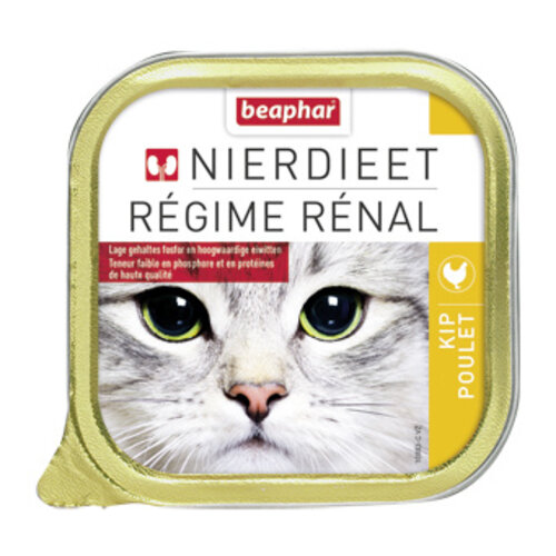 Beaphar Nierdieet Kat Kuipje Kip 100 gr.