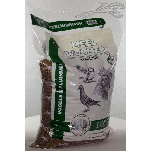 Tijssen goed voor dieren Meelwormen bedrukte zak  5 kg.