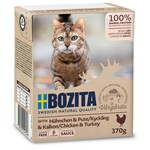 Bozita Bozita Tetra Feline Kip & Kalkoen chunks in sauce 370 gr.