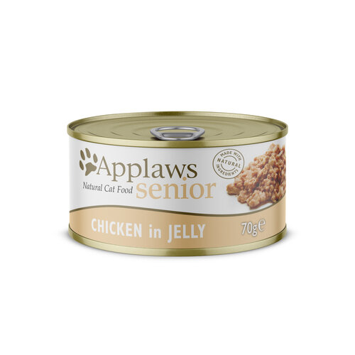 Applaws Hond & Kat Applaws Blik Cat Senior Chicken Jelly 70 gr.