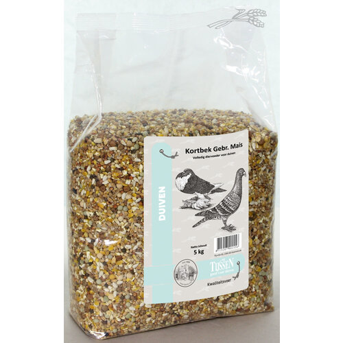 Tijssen goed voor dieren Kortbek Gebr.Mais 5 kg.