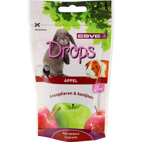 Esve Knaagdier Drops Appel 75 gr.