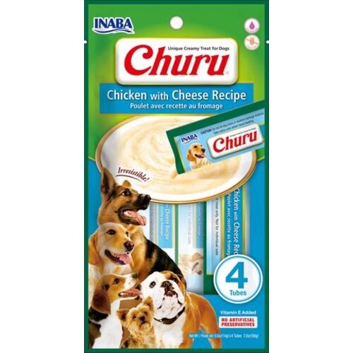 Inaba Inaba Dog Churu Chicken & Cheese 4x14 gr.