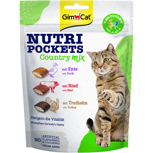 GimCat GimCat Nutri Pockets Country-Mix 150 gr.