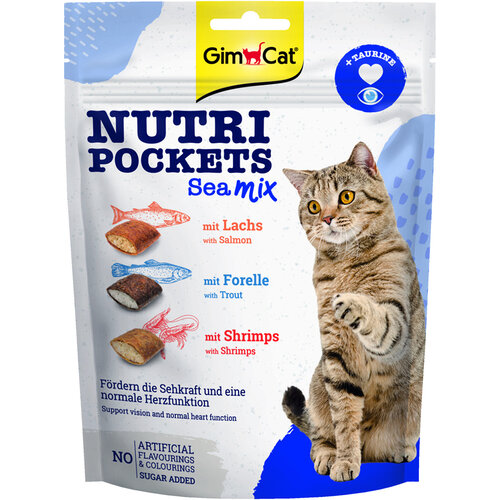 GimCat GimCat Nutri Pockets Sea-Mix  150 gr.