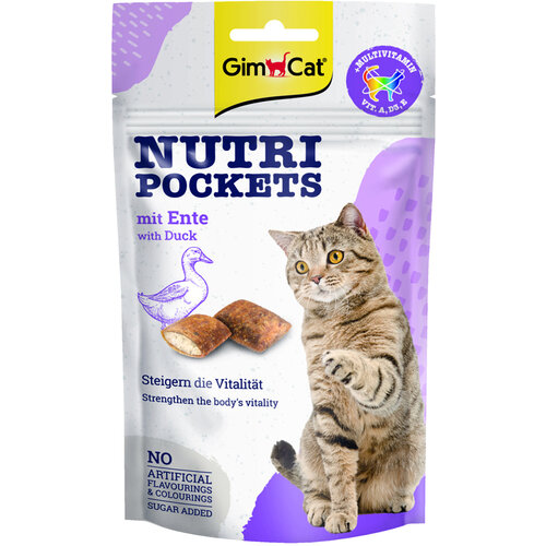 GimCat GimCat Nutri Pockets Eend 60 gr.