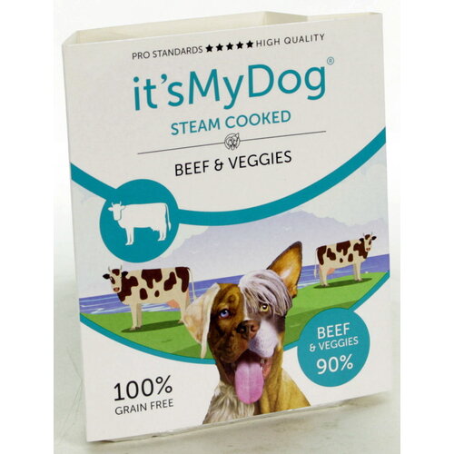 it's My Dog it's My Dog Steam Cooked Beef & Veggies 395 gr.