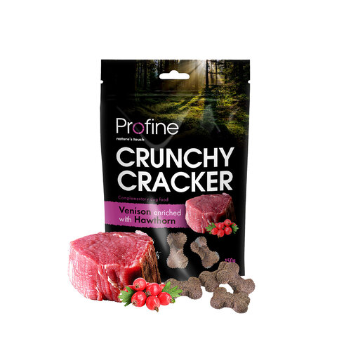 Profine PF Crunchy Cracker Venison & Hawthorn 150 gr.