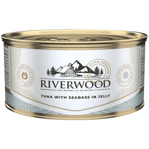 Riverwood RW Tuna With Seabass In Jelly 85 gr.