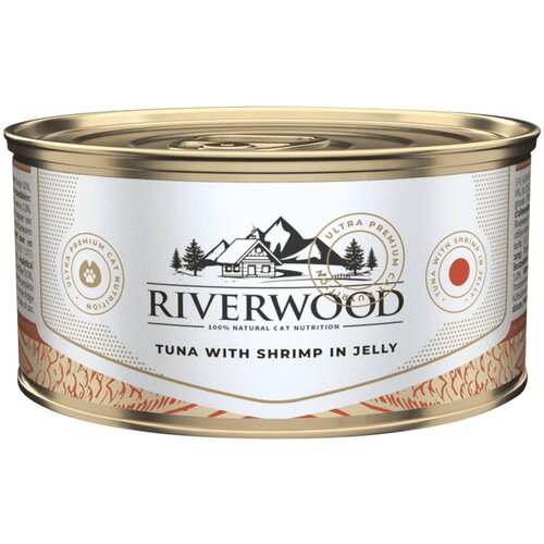 Riverwood RW Tuna With Shrimp In Jelly 85 gr.