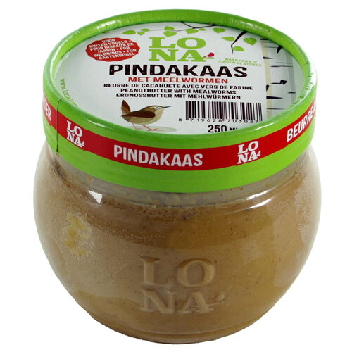 LONA LONA Pindakaas met Meelwormen 250 ml.