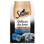 Sheba Sheba Delice du Jour Vis 6x50 gr.