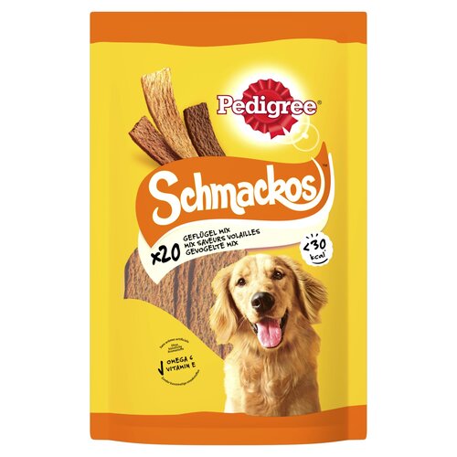 Pedigree Ped.Schmackos Gevogelte 140 gr.