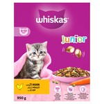 Whiskas Whiskas Droog Junior Kip 950 gr.