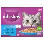 Whiskas Whiskas MP 7+ Vis in Gelei 12x85 gr.