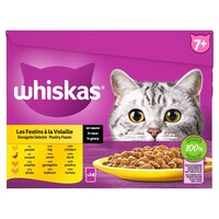 Whiskas Whiskas MP 7+ Senior Gevogelte 24x85 gr.