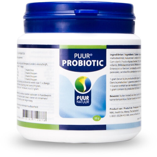 Puur Natuur Puur Probiotica hond&kat 50 gr.