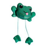 Pet stages Toss N Dangle Frog Grn 1 st. 13,4 x 8,4 x 3,1 cm