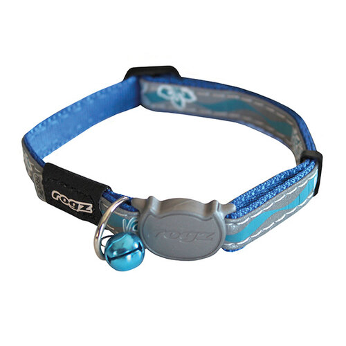 Rogz Beltz Catz NightCat Halsband S Blauw 1 st. Small