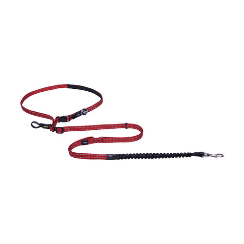 Rogz Beltz Utility Handsfree Lijn M Rood 1 st. Medium