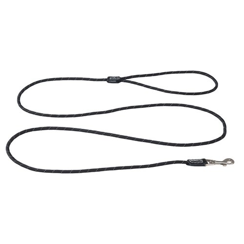 Rogz Beltz Rope LangeLijn S Zwart 1 st. Small