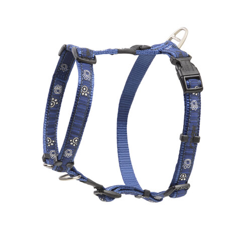 Rogz Beltz Fancy Dress Tuig S Navy Paw 1 st. Small