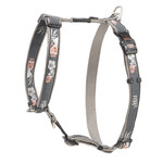 Rogz Beltz Fancy Dress Tuig XL Coral Island-Silver 1 st. Extra Large