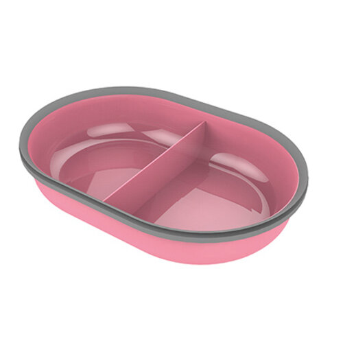 Sure Petcare Sure Petcare Feeder Bowl Dubbel Voerbak Pink 1 st.