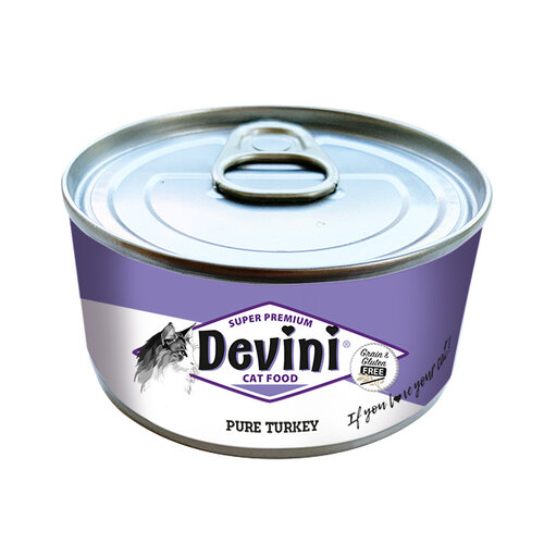 Devini Devini Cat Pure Turkey 70 gr.