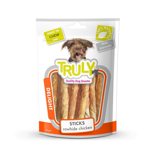 Truly Truly Snacks Dog Sticks Rawhide Chicken 325 gr.