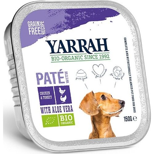 Yarrah Yarrah Hond Alu Pate Kalk/Aloëvera 150 gr.