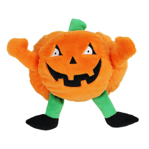 BOON HOND SPEELG. Boon hond speelgoed pompoen halloween + gezicht oranje eco 28cm