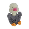BOON HOND SPEELG. Boon hond speelgoed struisvogel pluche grijs/wit+piep eco 38cm
