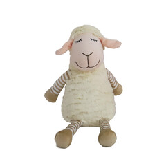 BOON HOND SPEELG. Boon hond speelgoed schaap pluche beige+piep eco 34cm