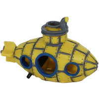 Boon aqua deco Boon aqua deco ornament onderzeeer bubbel geel 13,5cm